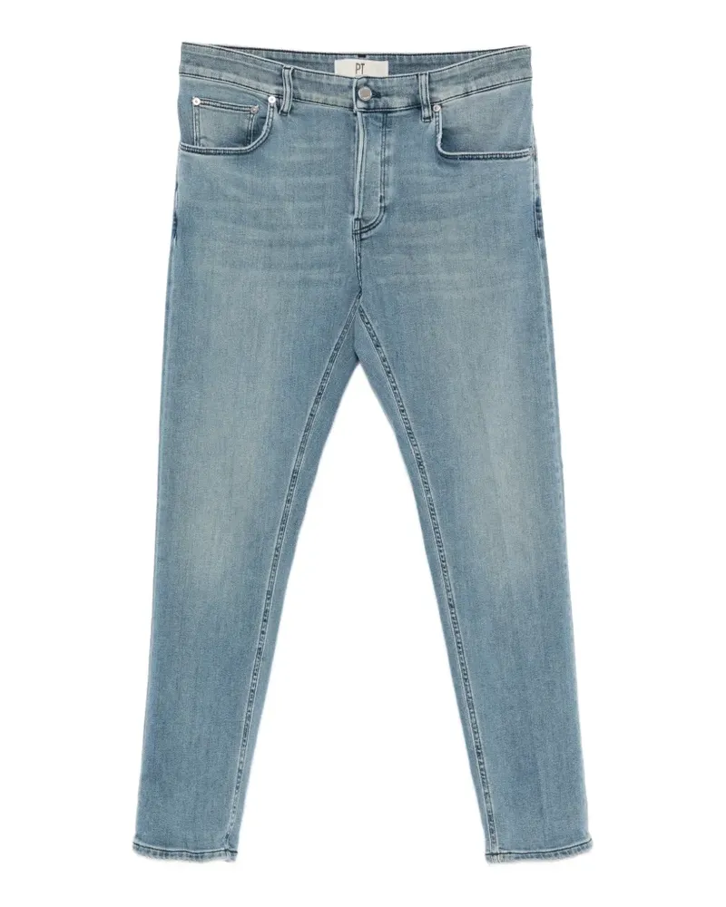 PT TORINO faded-effect whiskered jeans - Blau Blau
