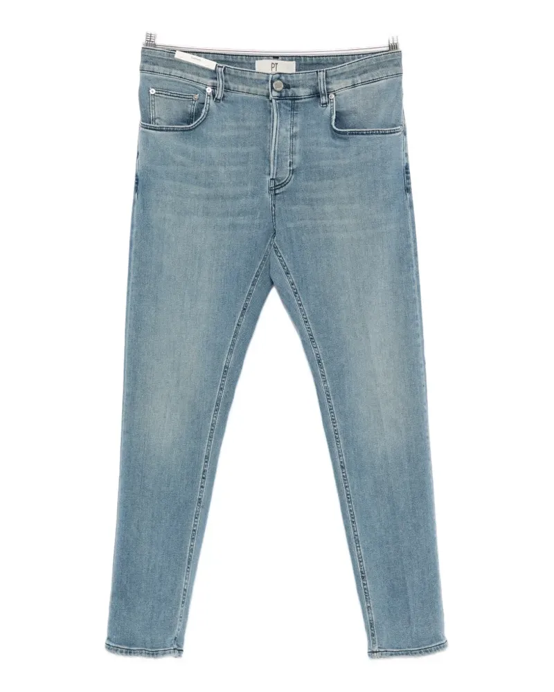 PT TORINO faded-effect whiskered jeans - Blau Blau