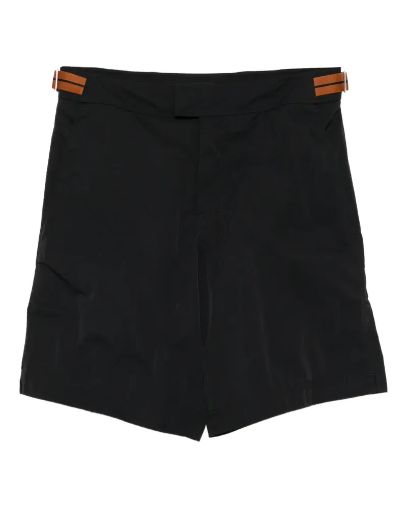 Ermenegildo Zegna Badeshorts mit Schnallenverschluss - Schwarz Schwarz