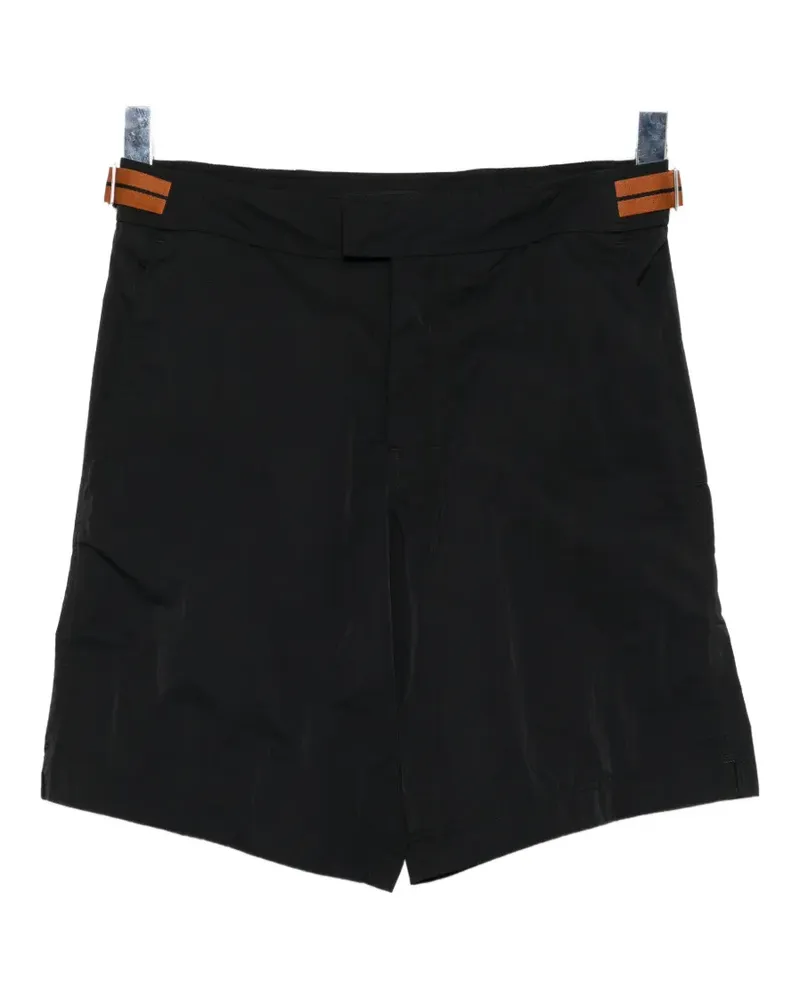 Ermenegildo Zegna buckle-fastening swim shorts - Schwarz Schwarz