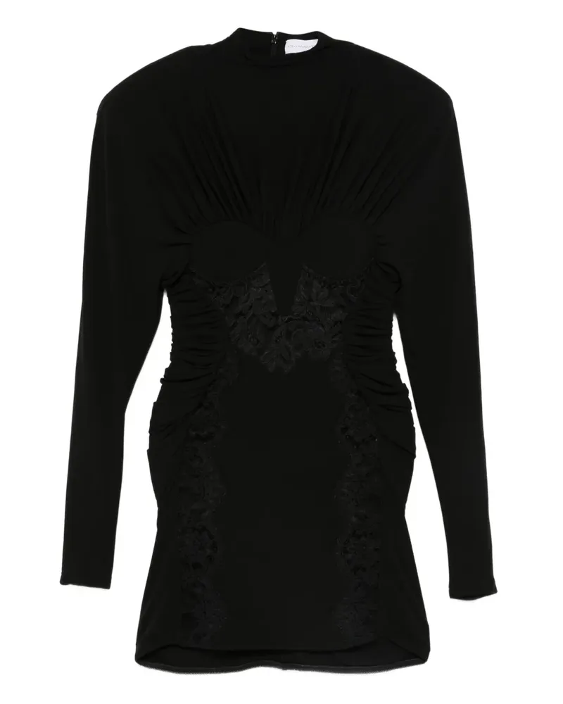 Stella McCartney Midikleid aus Spitze - Schwarz Schwarz