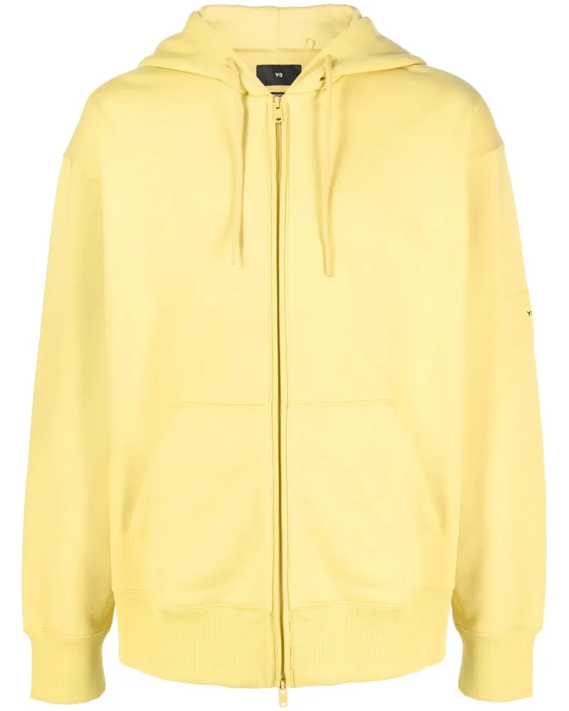 Y-3 Hoodie aus Bio-Baumwolle - Gelb Gelb