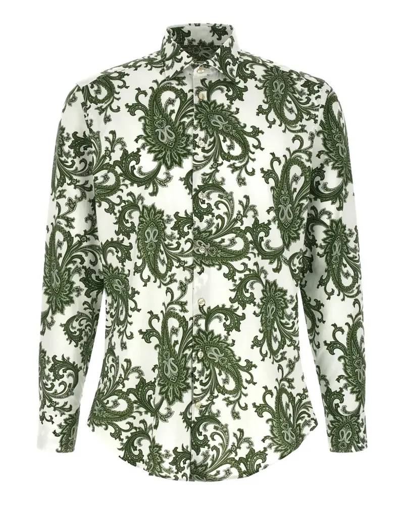 Etro paisley ramage shirt - Weiß Weiß