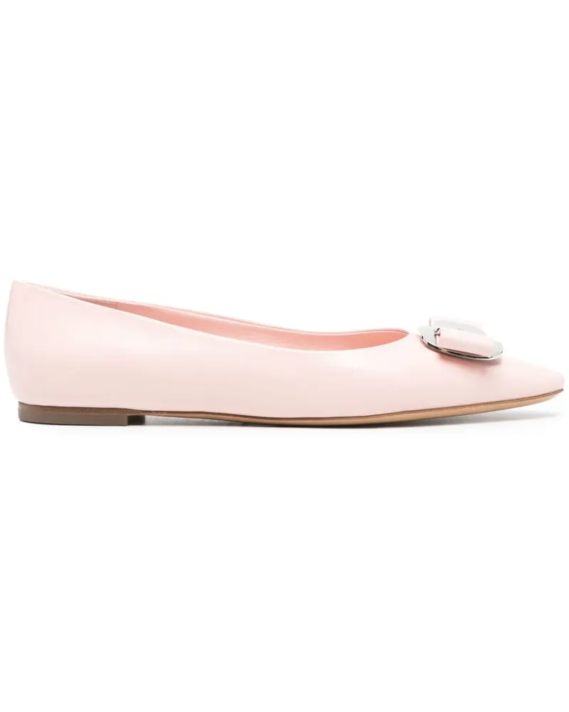 Ferragamo New Vara Ballerinas Rosa