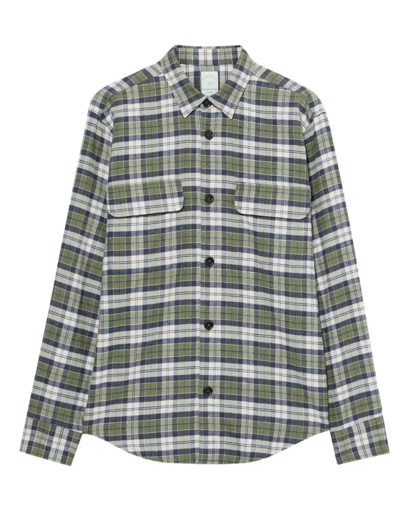 Brooks Brothers plaid-pattern flannel shirt - Grün Grün