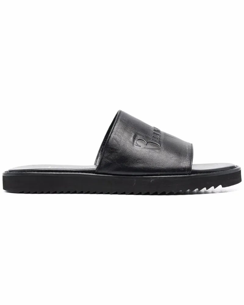 Billionaire Flache Sandalen - Schwarz Schwarz