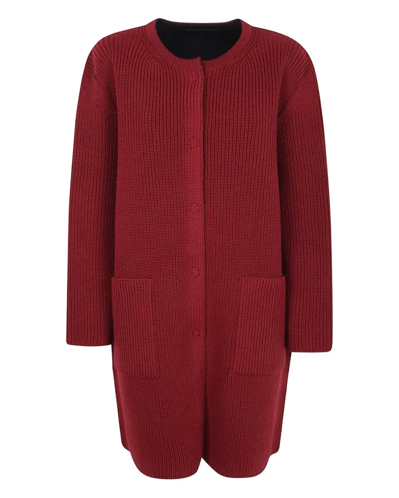 Pier Antonio Gaspari Gerippter Cardigan - Rot Rot