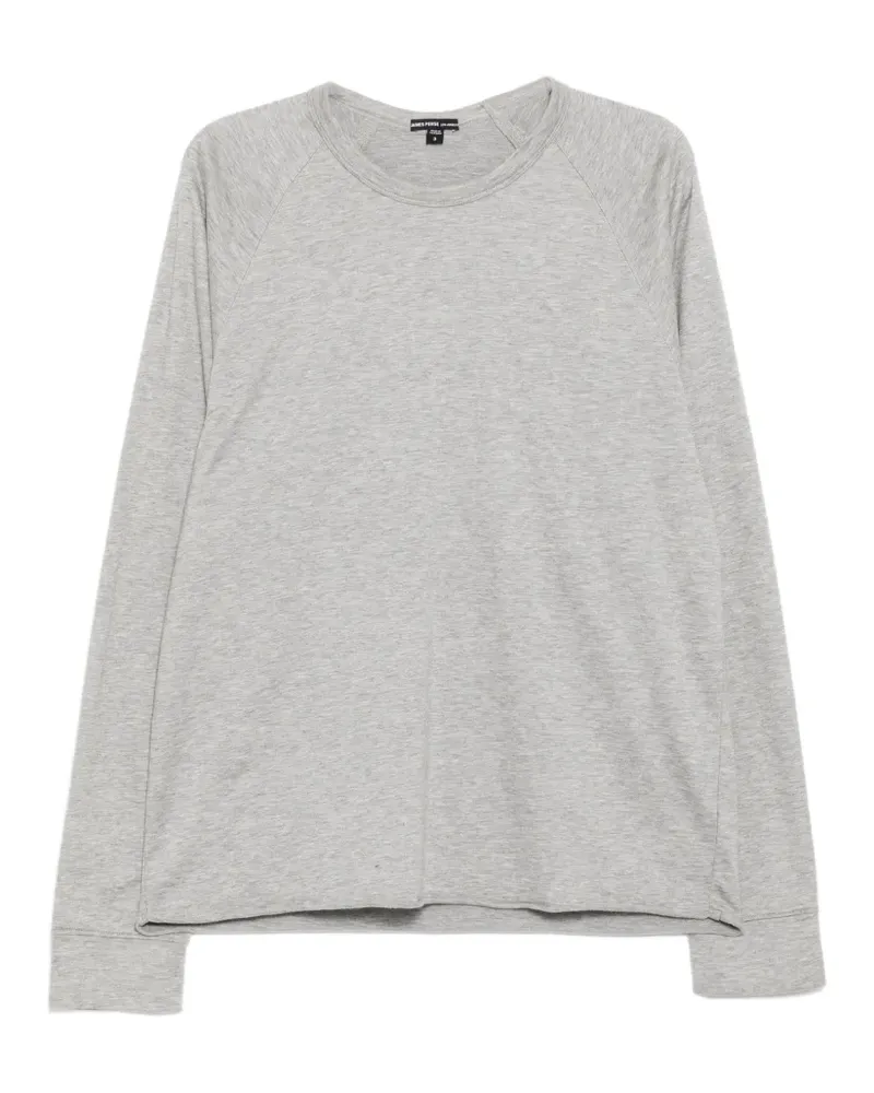 James Perse T-Shirt aus Frottee - Grau Grau