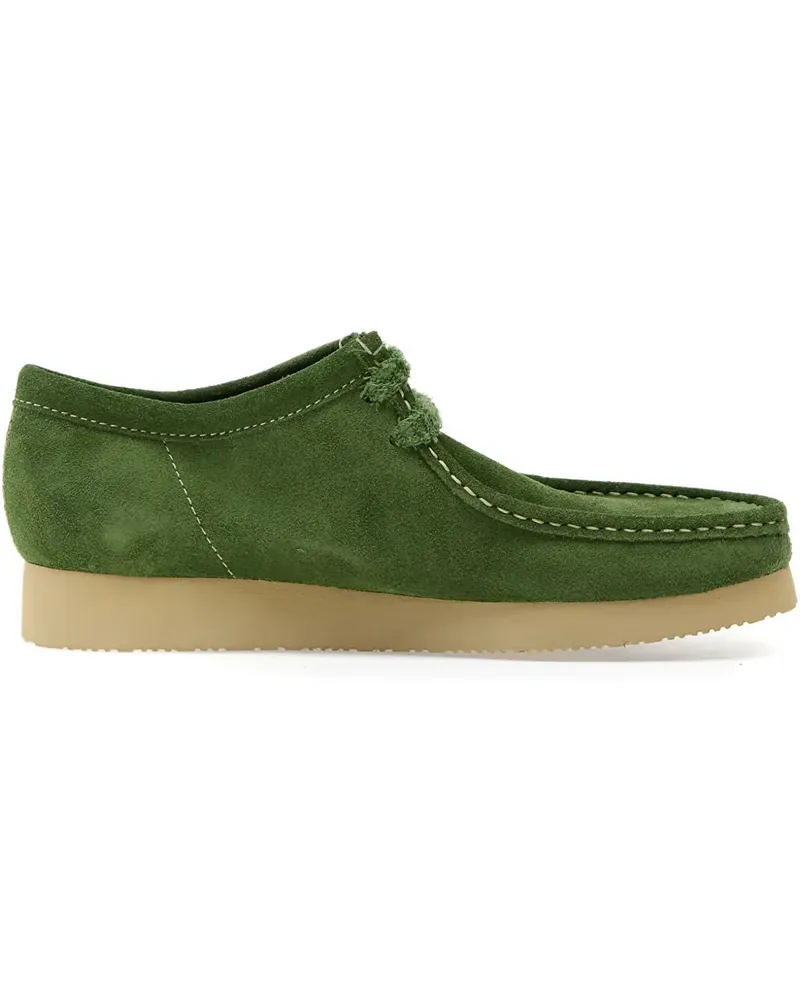 Clarks Wallabee 2604 Schnürschuhe aus Wildleder - Grün Grün