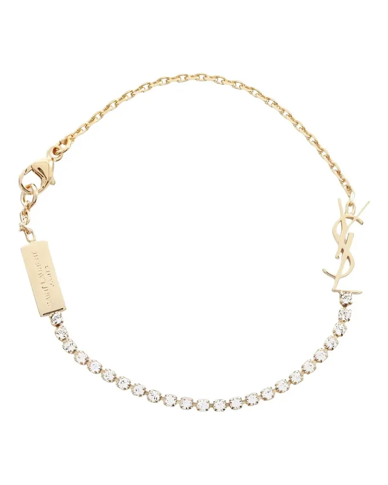 Saint Laurent 2020s Cassandra-charm bracelet - Gold Gold