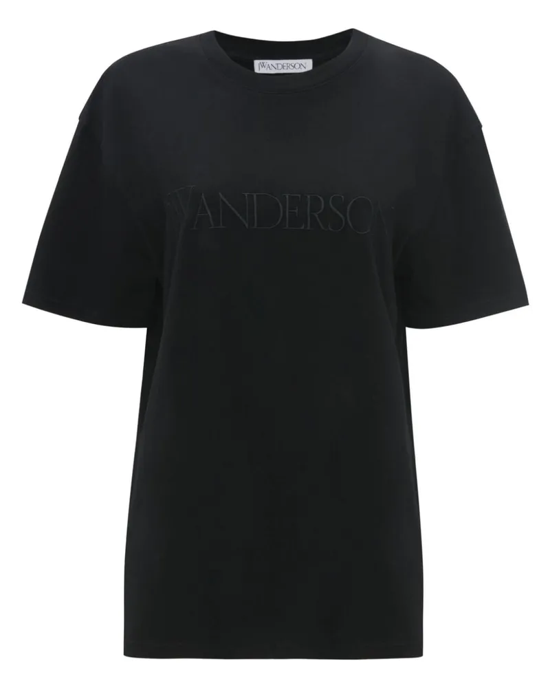 J.W.Anderson T-Shirt mit Logo-Stickerei Schwarz
