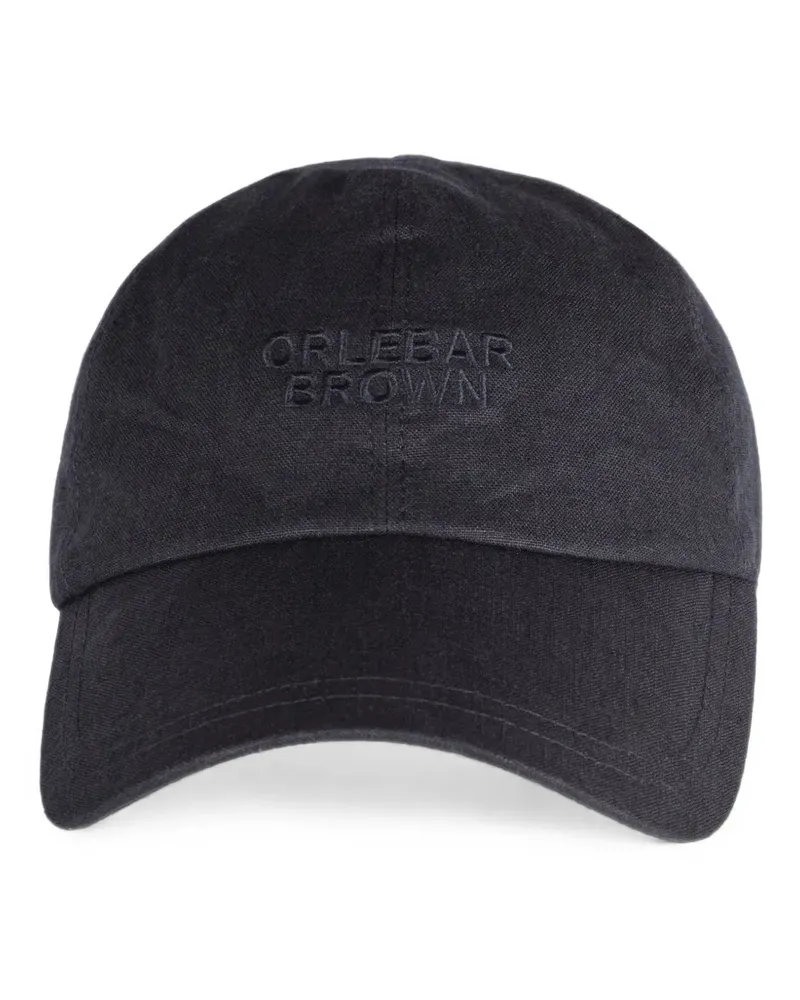 Orlebar Brown Barney Baseballkappe aus Leinen - Grau Grau