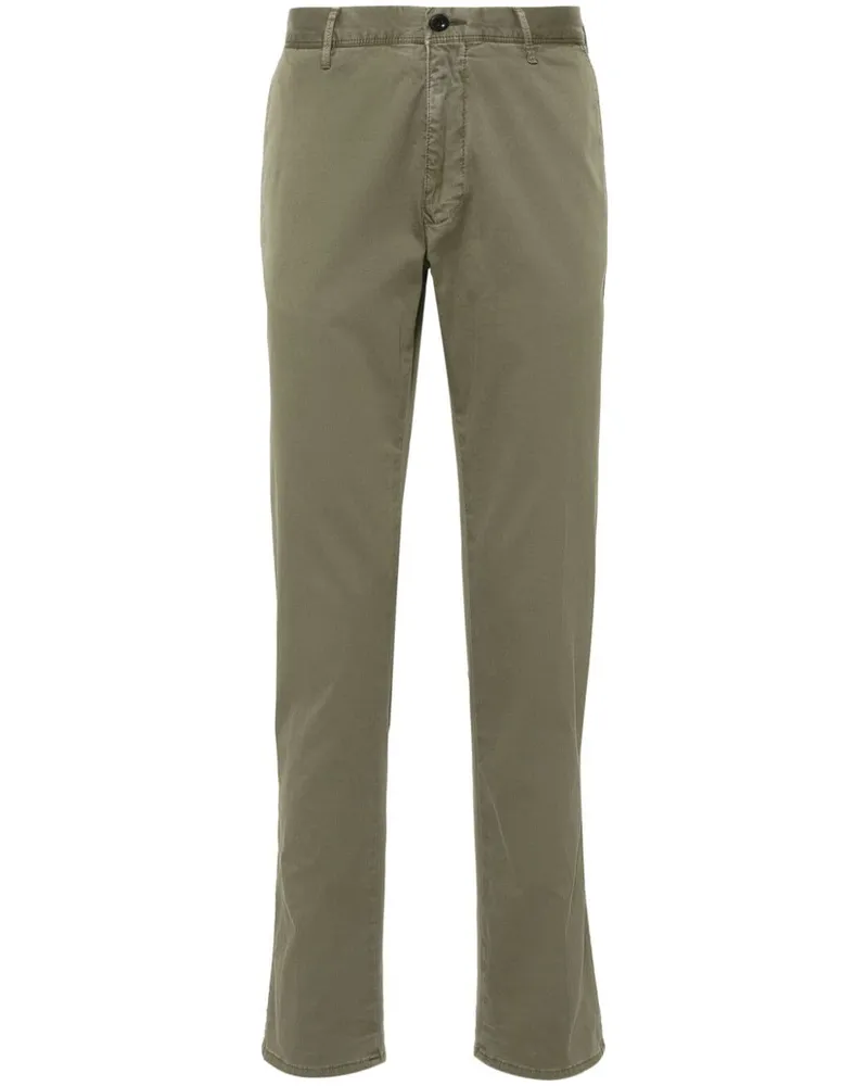 Incotex Chino mit schmalem Schnitt - Grün Grün