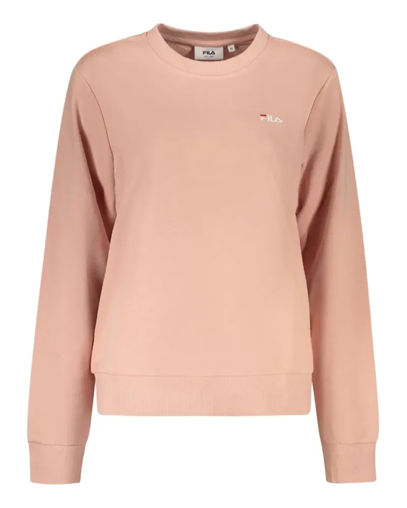 Fila logo-embroidered crew-neck sweatshirt - Rosa Rosa