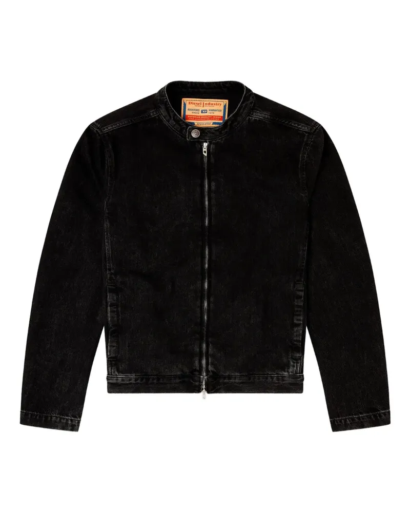 Diesel D-Glory snap-button denim jacket - Schwarz Schwarz
