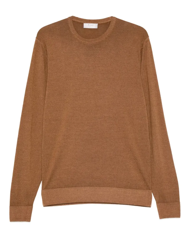 Ferrante Oberteil mit Rundhalsausschnitt - Braun Braun