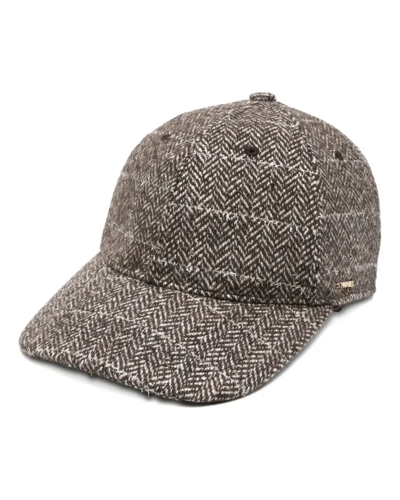Twin-Set herringbone cap - Braun Braun