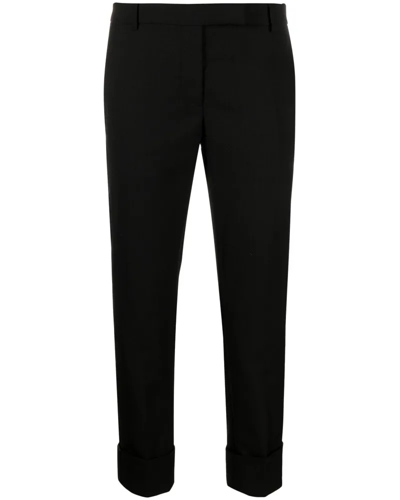 Thom Browne Klassische Cropped-Hose Schwarz