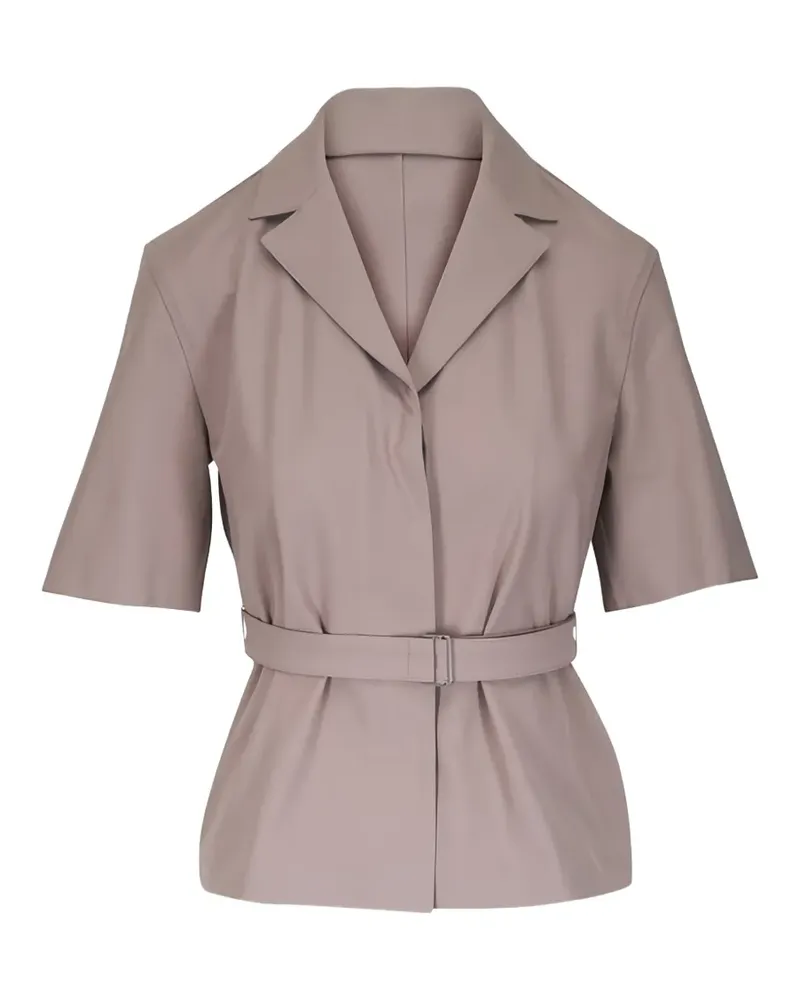 Lafayette148 Jacke mit Gürtel - Nude Nude