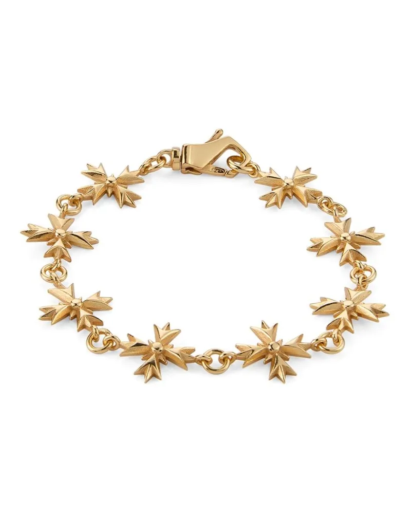 Emanuele Bicocchi Crest Halskette aus Sterlingsilber - Gold Gold