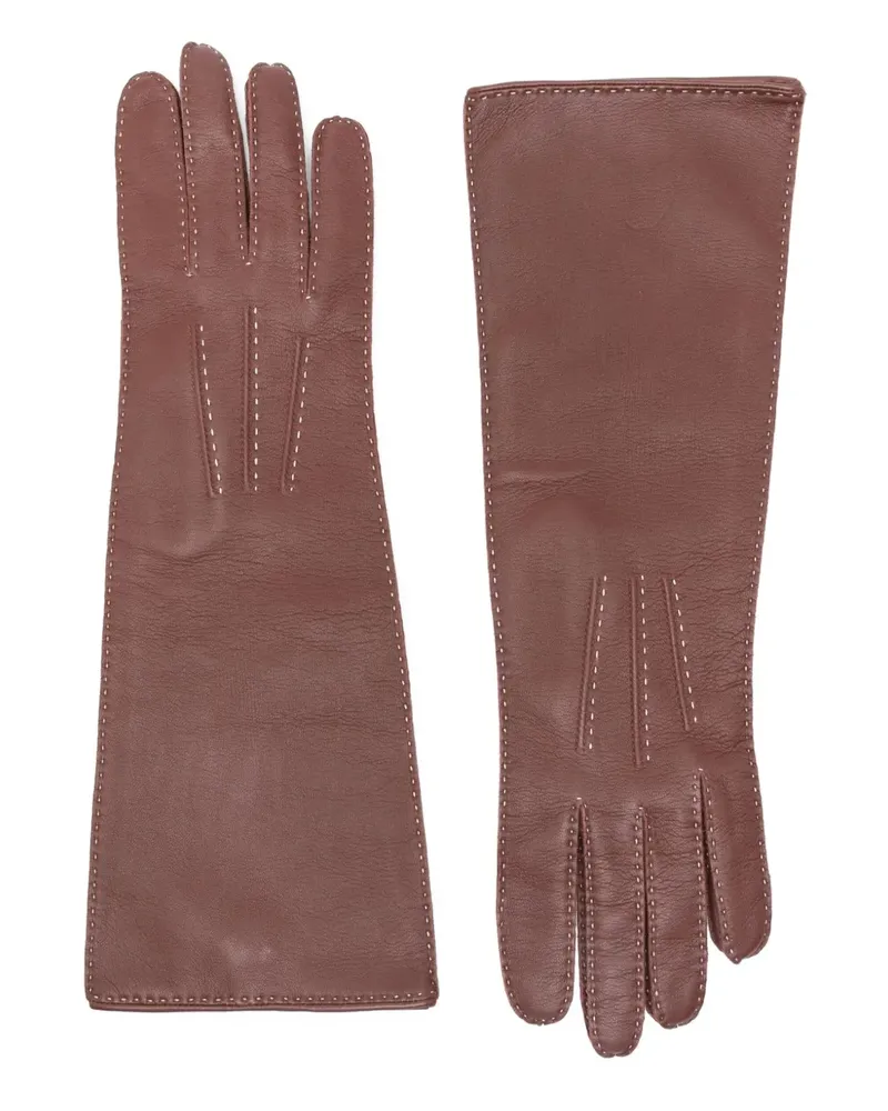 Sofie D'Hoore Handschuhe aus Leder - Braun Braun