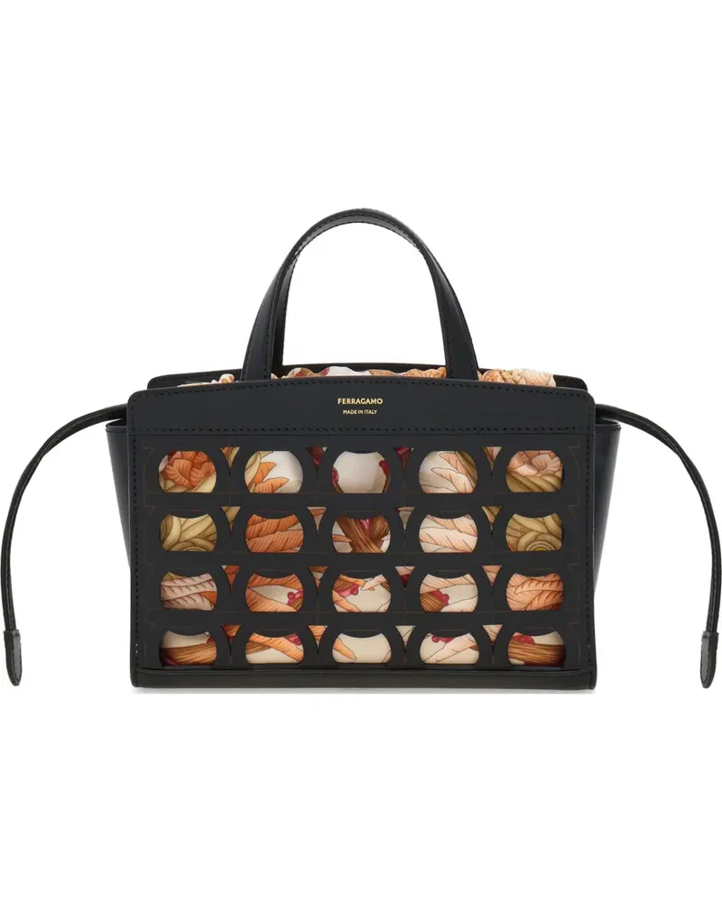 Ferragamo Mini Shopper - Schwarz Schwarz