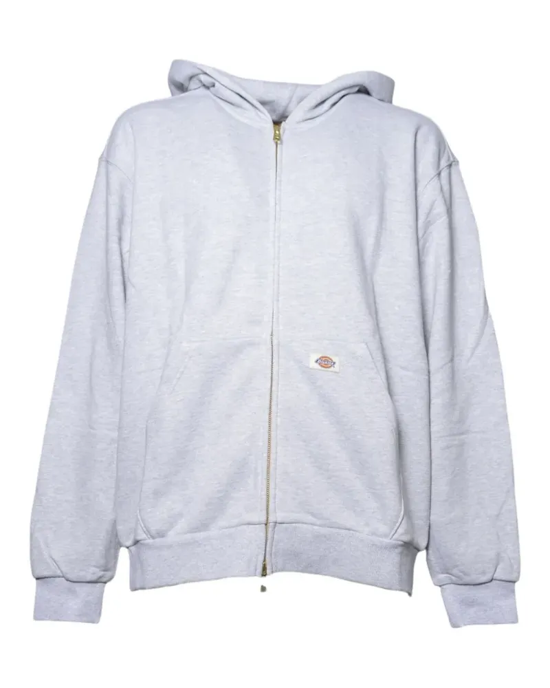 Dickies Fostoria logo-patch zip-up hoodie - Grau Grau