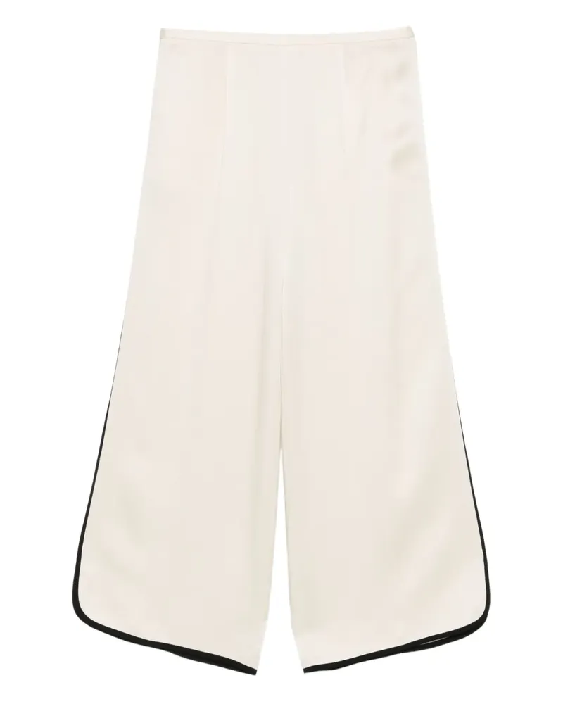 forte_forte Hose mit Kontrastdetails - Nude Nude