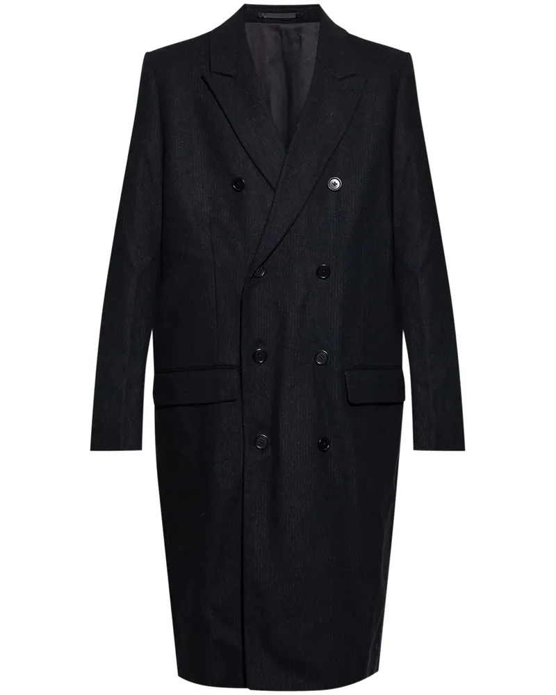 AllSaints Arcade Mantel - Schwarz Schwarz