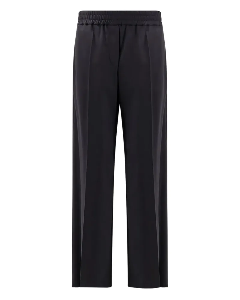 Brunello Cucinelli elasticated patch-pocket trousers - Schwarz Schwarz