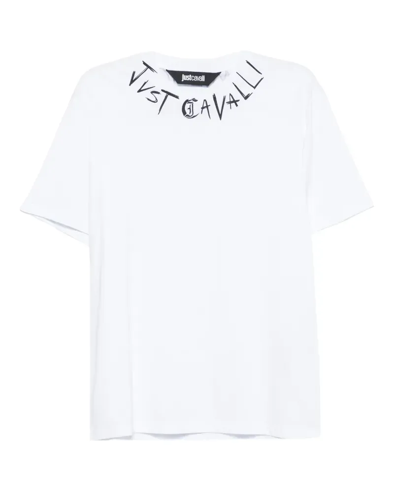Just Cavalli T-Shirt mit Logo-Print - Weiß Weiß