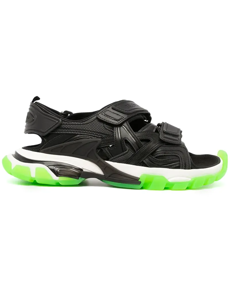 Balenciaga Track Sandalen mit Klettverschluss - Schwarz Schwarz