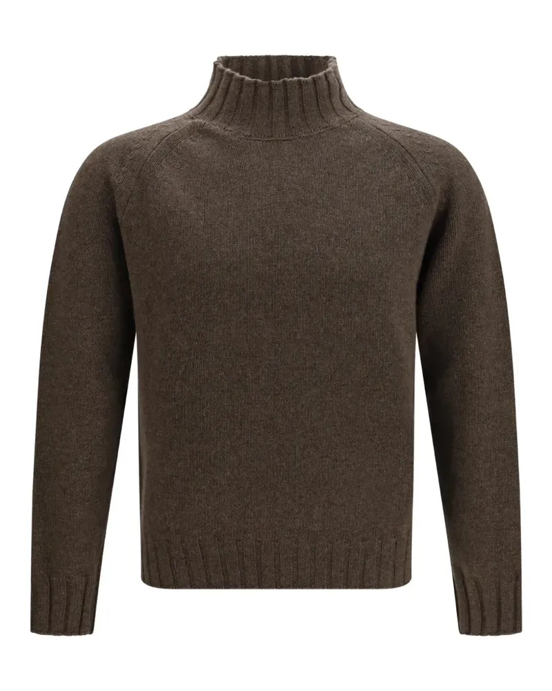 ARAGONA ribbed-knit high-neck sweater - Braun Braun