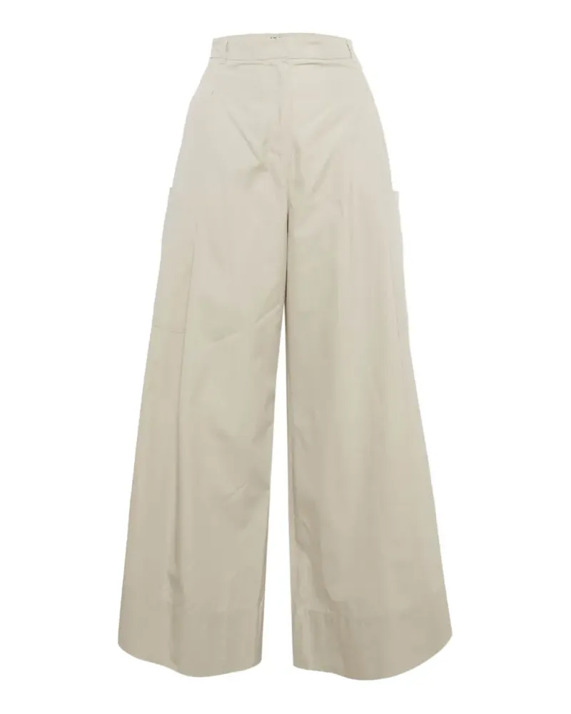 Max Mara side-pocket wide-leg trousers - Nude Nude