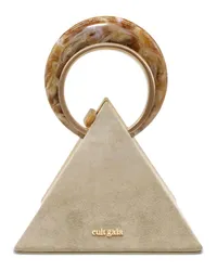 Cult Gaia Thalia Pyramiden-Mini-Tasche Nude