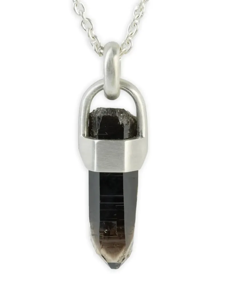 Parts Of Four talisman smoky quartz necklace - Silber Silber