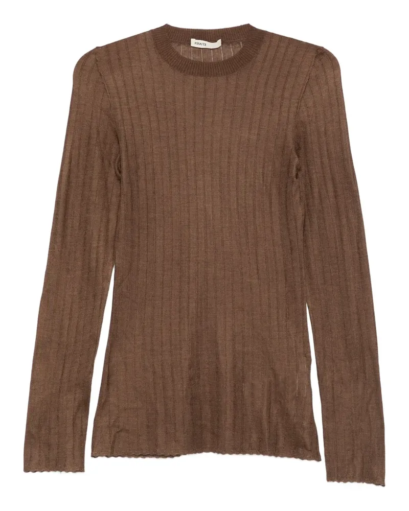 KHAITE Elm top - Braun Braun