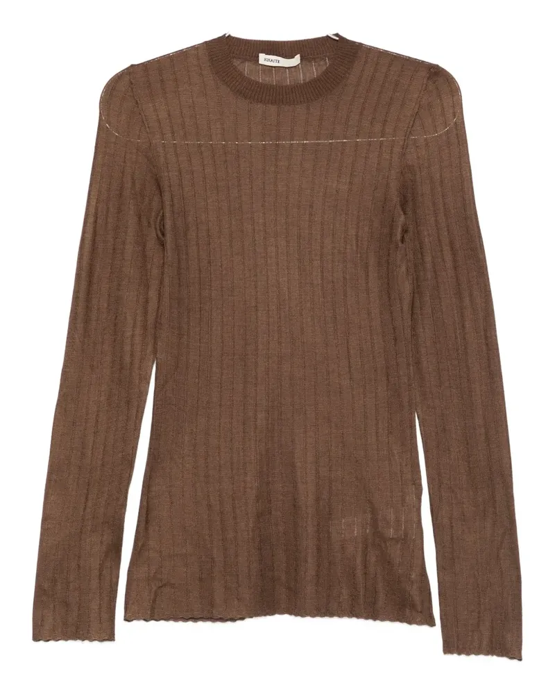 KHAITE Elm top - Braun Braun