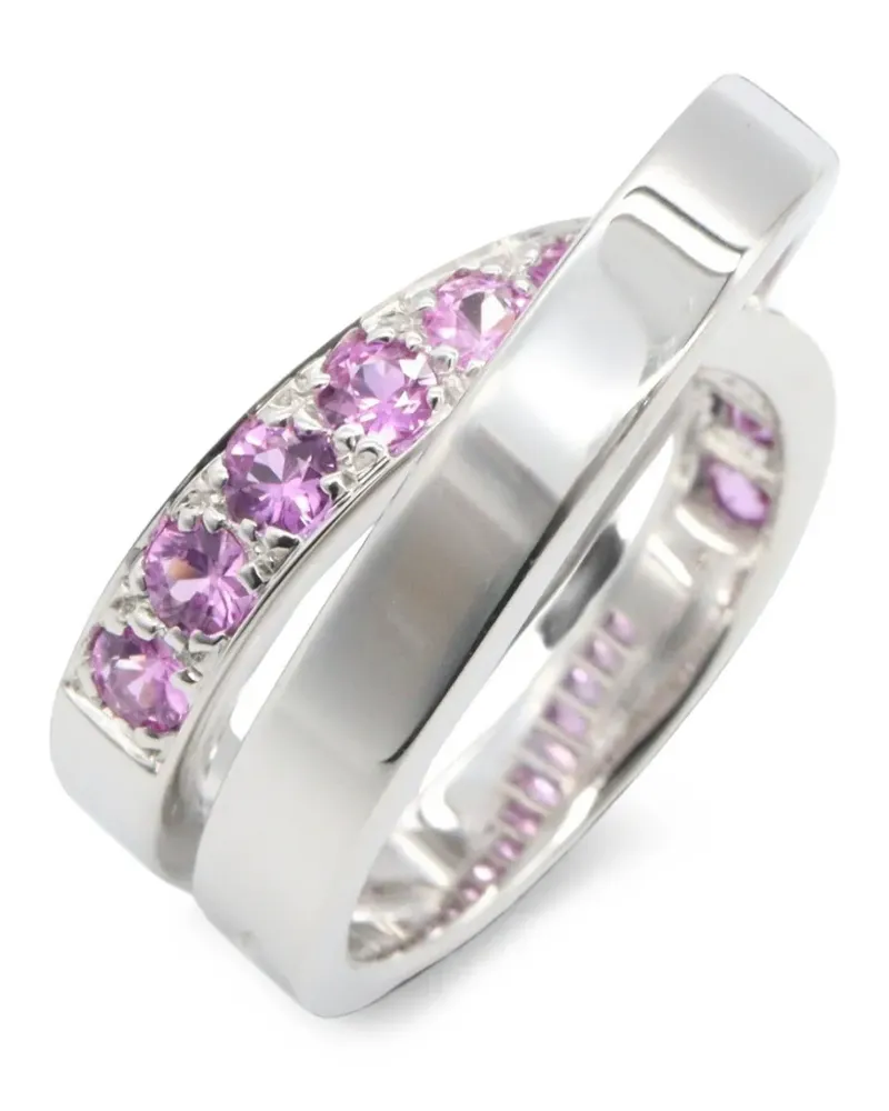 Cartier 2010s Paris Ring mit Saphir - Silber Silber