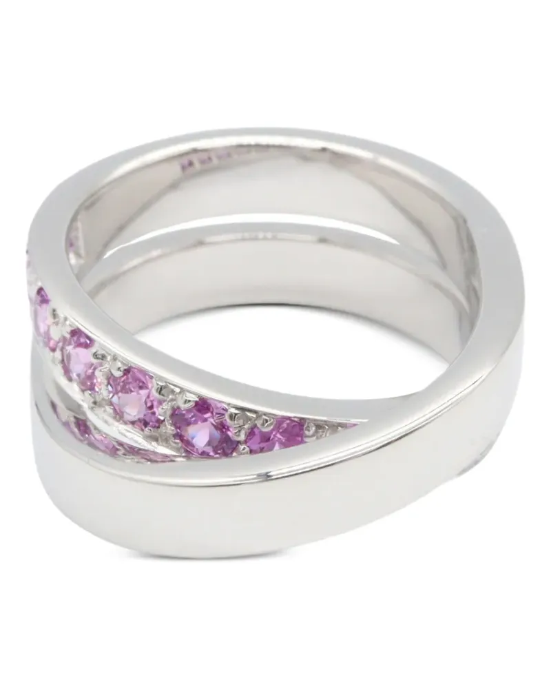 Cartier 2010s Paris Ring mit Saphir - Silber Silber