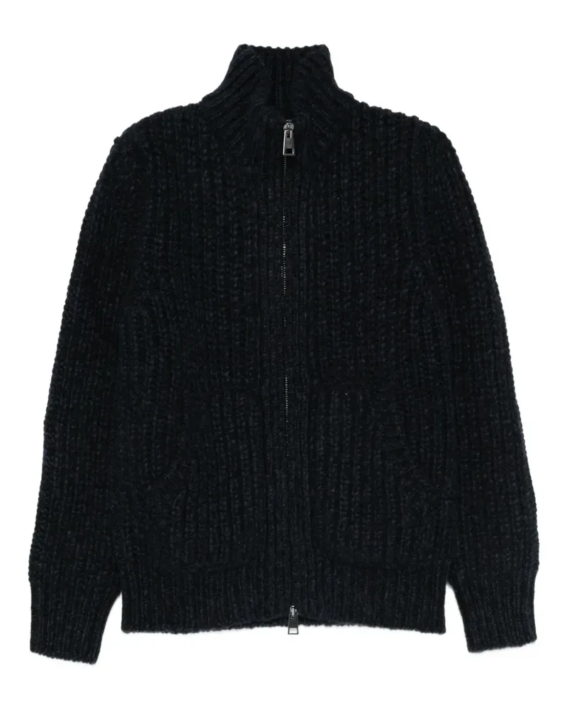 Roberto Collina Gerippter Cardigan - Blau Blau