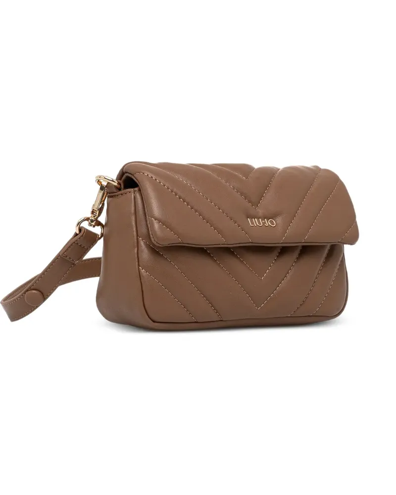 Liu Jo chevron quilted cross body bag - Braun Braun