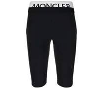 Radlerhose mit Logo-Print - Schwarz