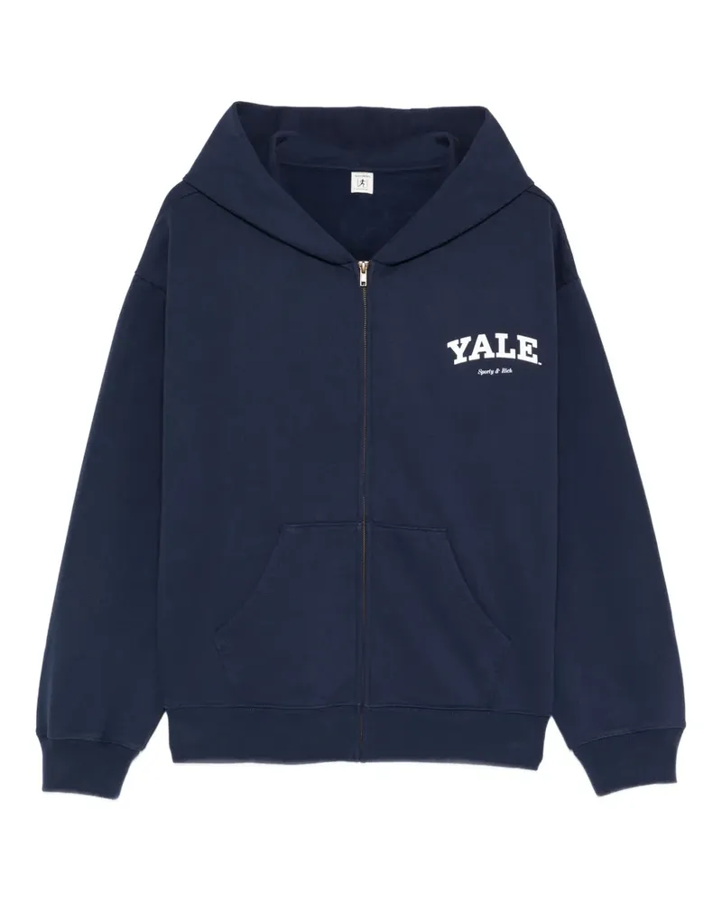 SPORTY & RICH zip-up hoodie - Blau Blau