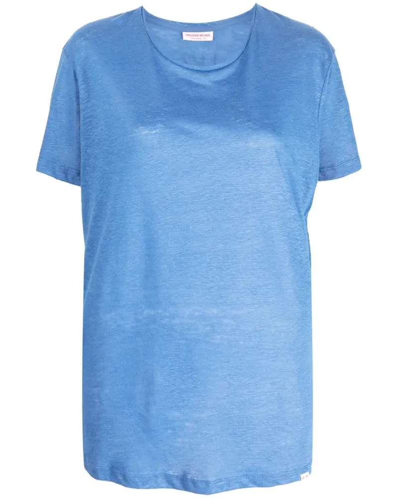 Orlebar Brown OB-T T-Shirt aus Leinen - Blau Blau