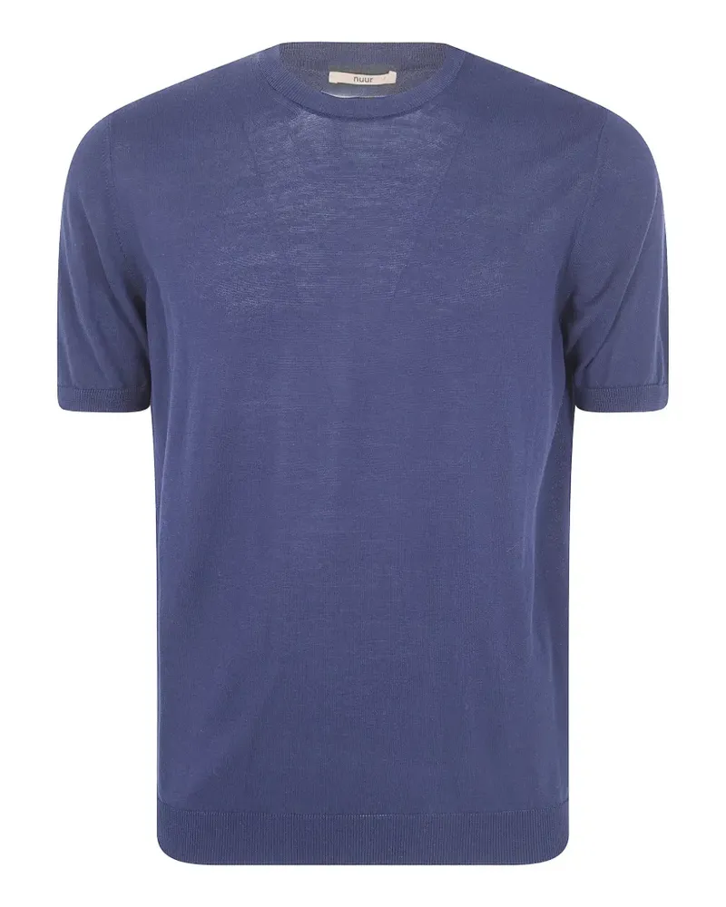 Nuur short-sleeve crew-neck T-shirt - Blau Blau