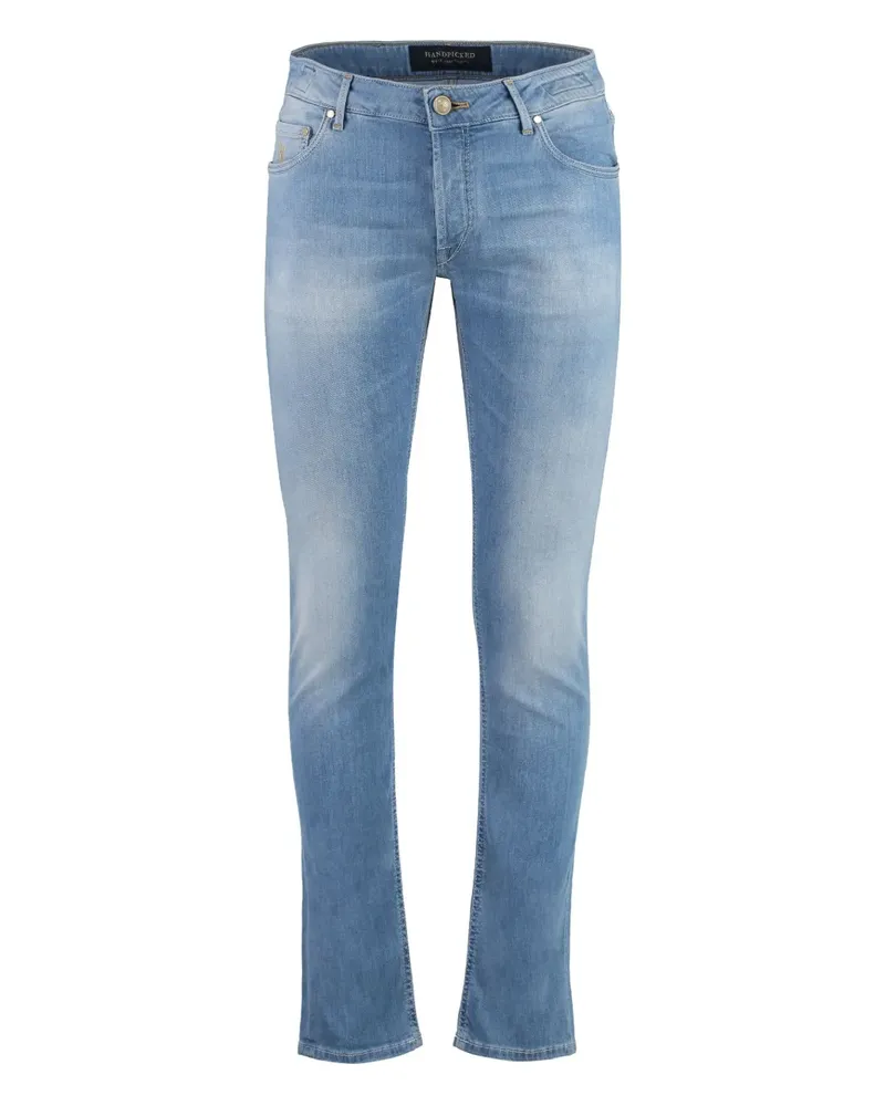 Hand Picked Jeans aus Baumwolle - Blau Blau