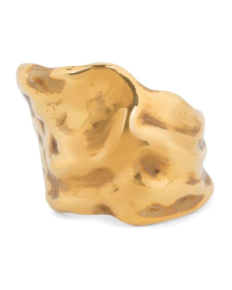 Dries van Noten Ring mit offenem Band - Gold Gold