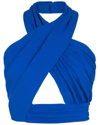 Balmain Neckholder-Top Blau