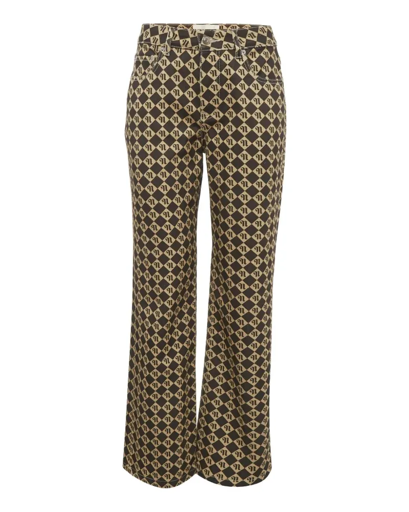 Nanushka Basma Jeans mit Monogramm - Schwarz Schwarz